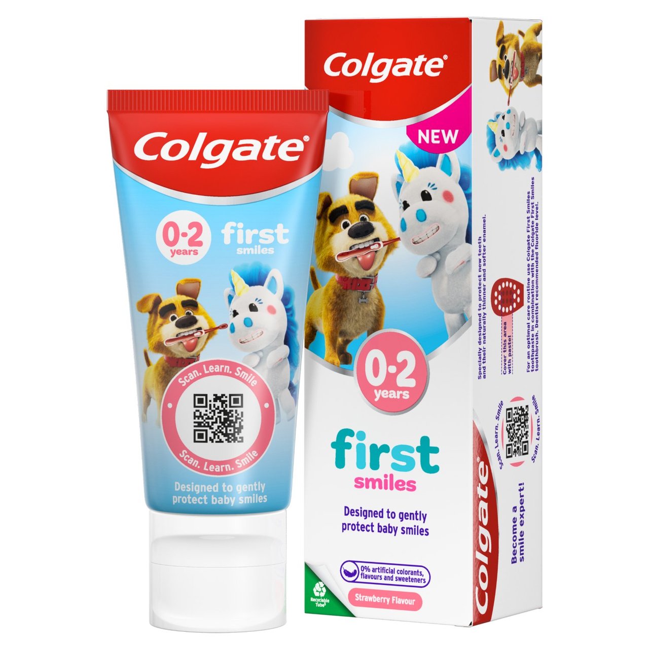 Colgate Kids Mild Fruit Baby Toothpaste, 0-2 years 50ml