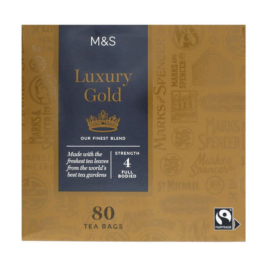 M&S Luxury Gold Teabags 80 tea bags