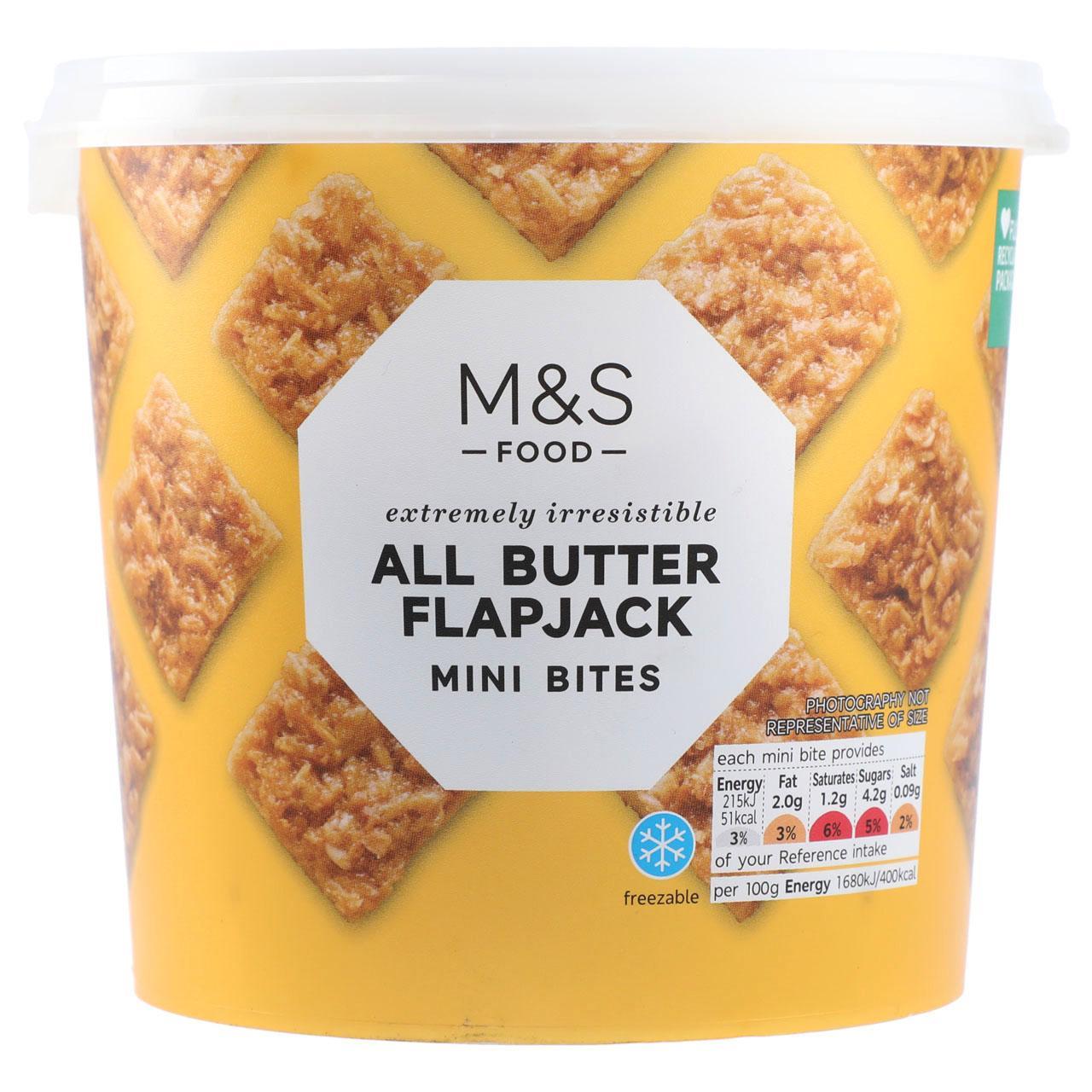 M&S All Butter Flapjack Mini Bites 320g