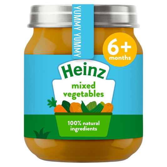 Heinz Mixed Vegetables Jar Baby Food 6+ Months 120g