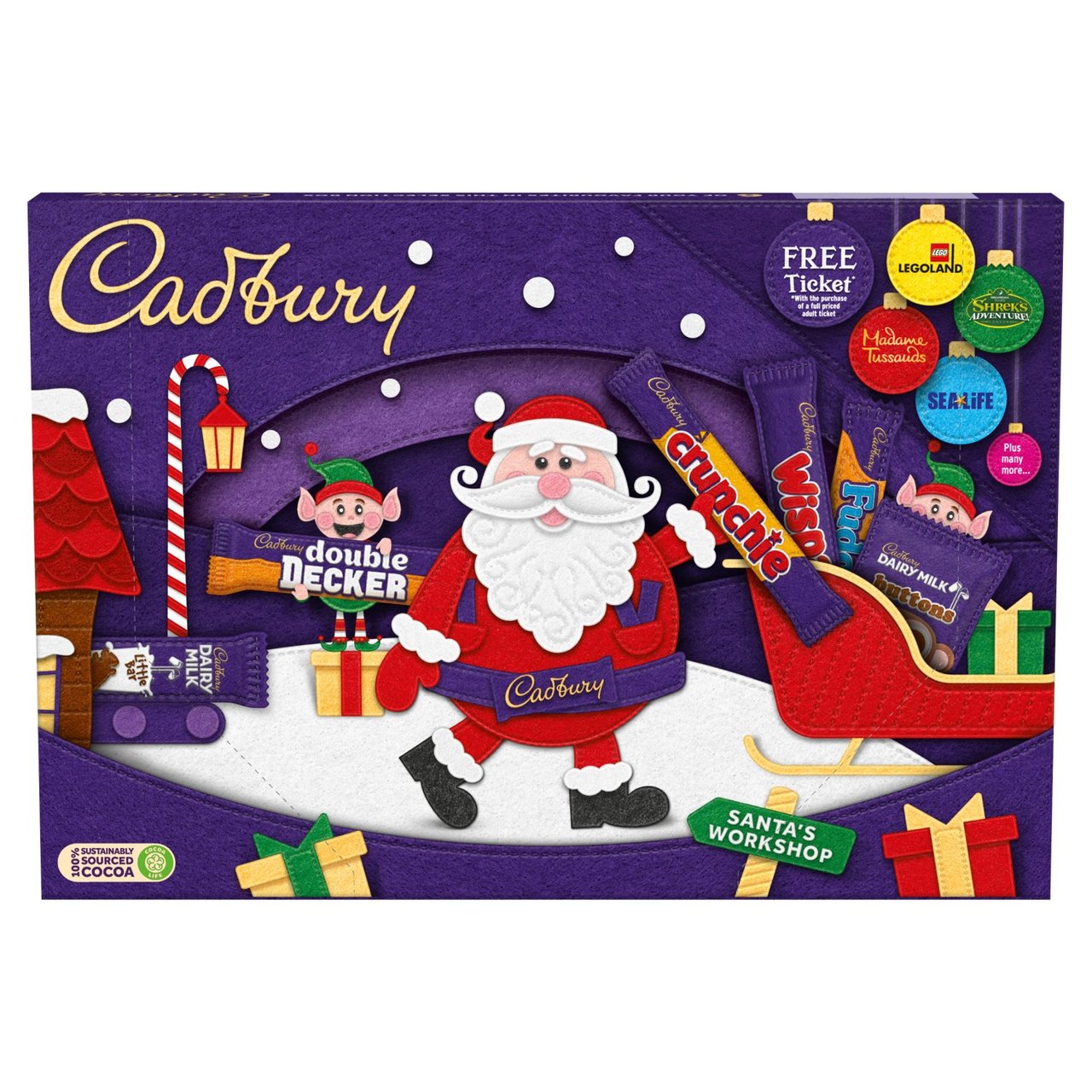 Cadbury Chocolate Medium Christmas Selection Box 145g