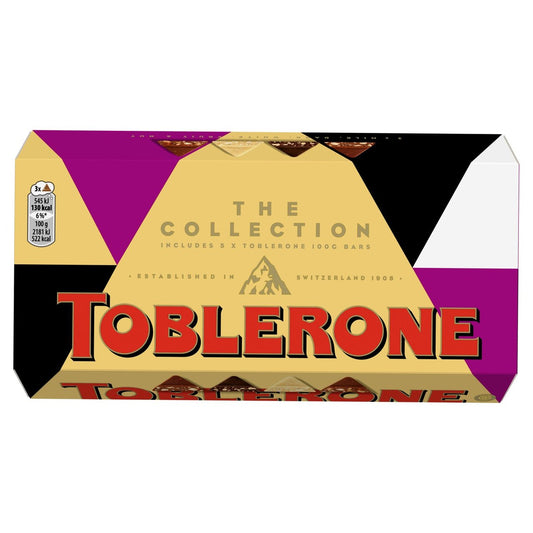 Toblerone Mixed Chocolate 5 Multipack 500g