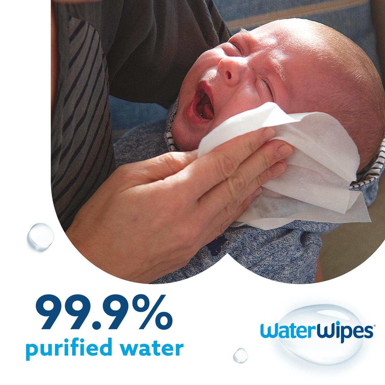 WaterWipes Baby Wipes Sensitive Newborn Plastic Free Wipes 28 Wipes Travel 28 per pack