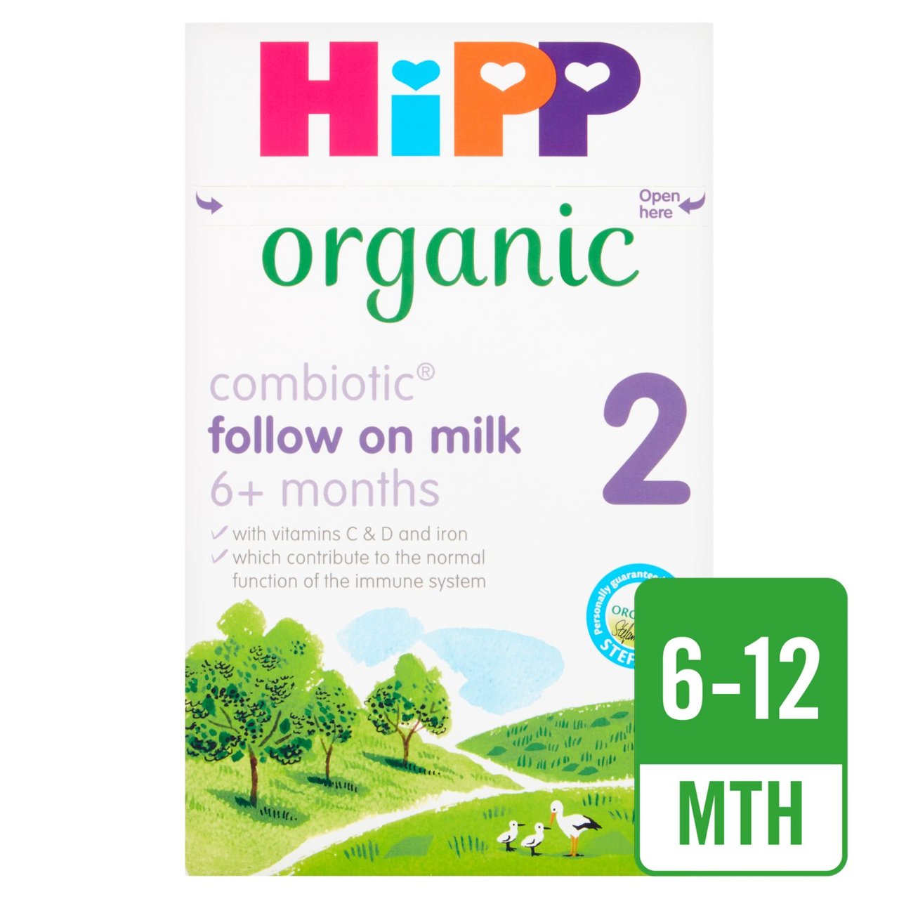 HiPP Organic 2 Follow on Baby Milk Powder Formula From 6 Months 800g