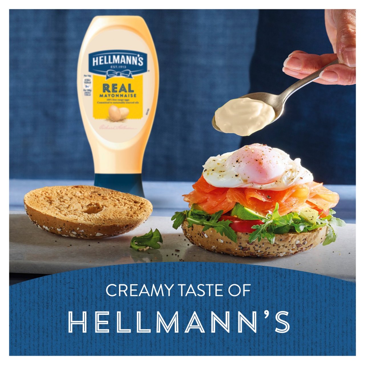 Hellmann's Real Squeezy Mayonnaise 750ml