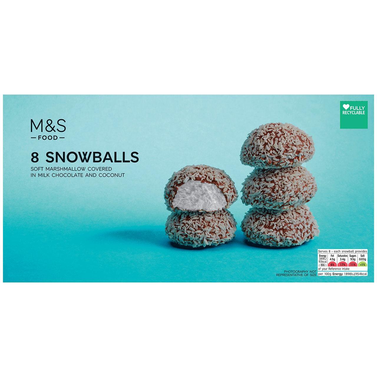 M&S Snowballs 164g