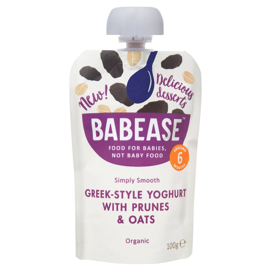 Babease Greek-style Yoghurt with Prunes & Oats 100g