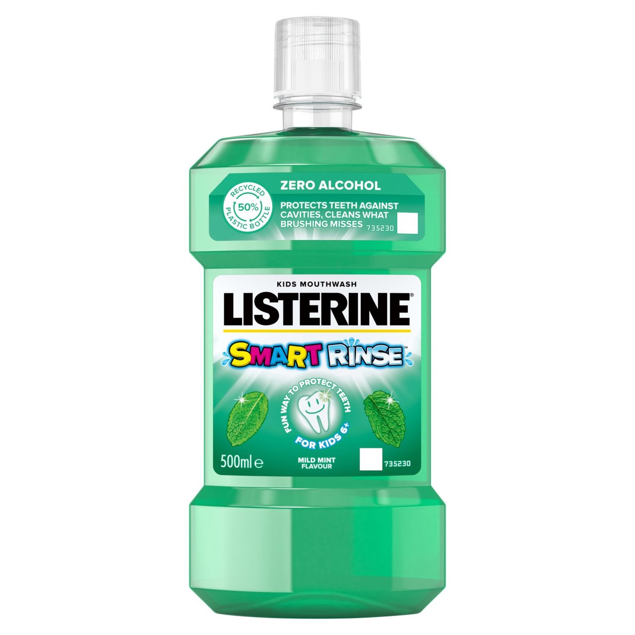 Listerine Smart Rinse Mild Mint for Kids 6+ 500ml