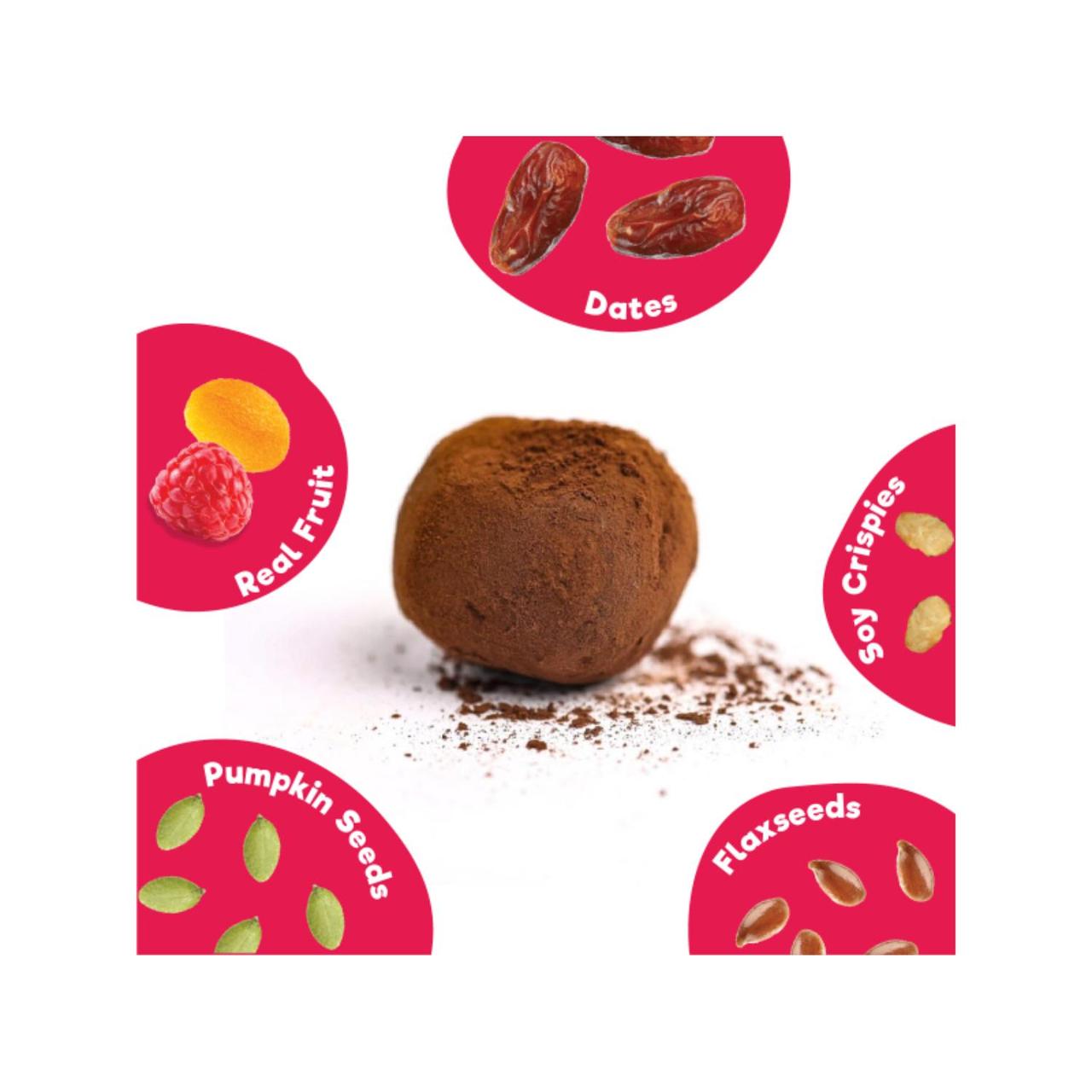 GOOD4U PROTEIN BALLS RASPBERRY BROWNIE MULTIPACK 3 x 40g