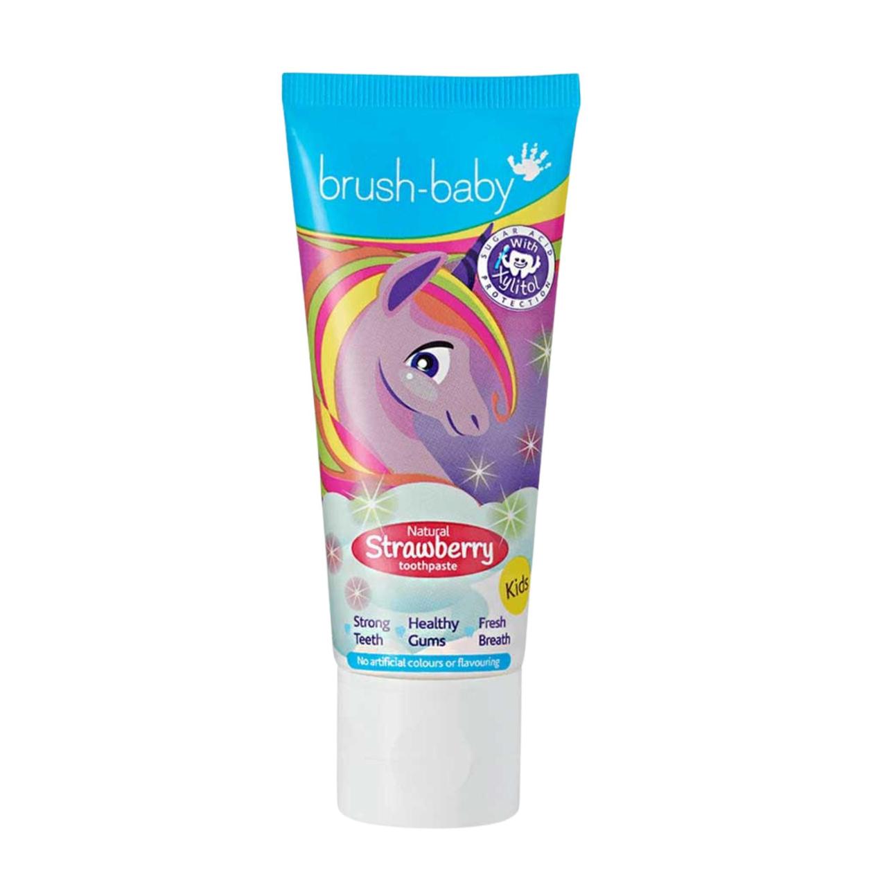 Brush-Baby Natural Strawberry flavoured Unicorn Toothpaste 50ml