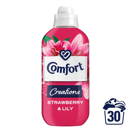 Comfort Creations Fabric Conditioner Strawberry and Lily 30 Washes 900ml