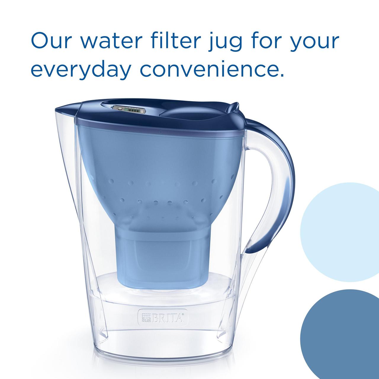 BRITA Marella Water Filter Jug Blue (2.4L)