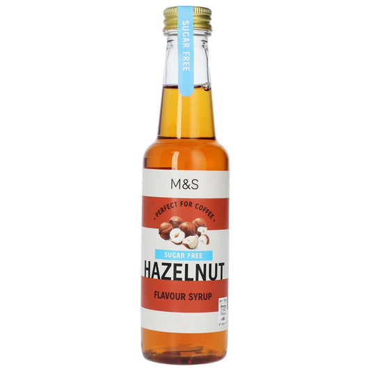 M&S Sugar Free Hazelnut Flavour Syrup 250ml