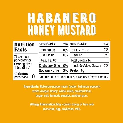 Melinda's Habanero Honey Mustard, 355