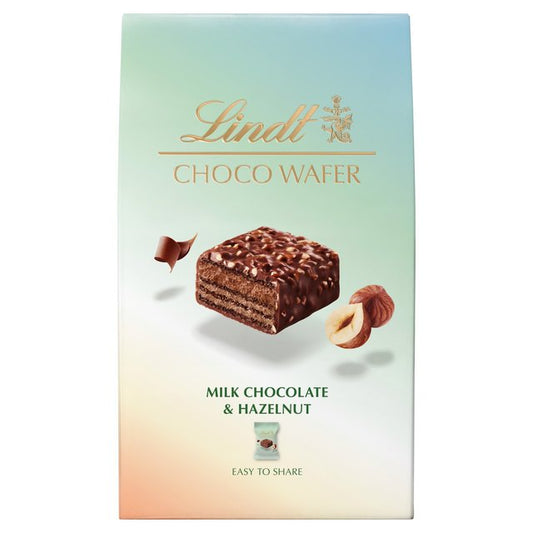 Lindt CHOCO WAFER Milk Chocolate & Hazelnut Sharing Box 135g