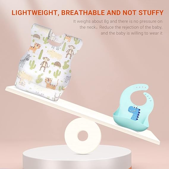 AiQiaoXin Baby Disposable Bibs-Individually Packaged,Soft, Leak Proof and Convenient, disposable bibs for toddlers