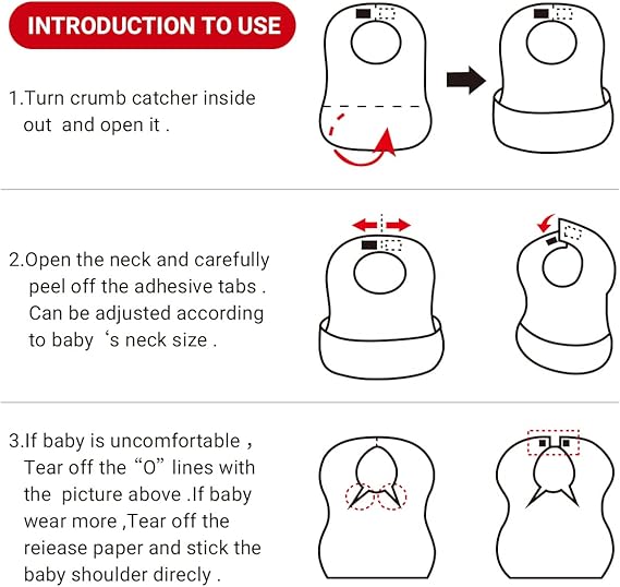 AiQiaoXin Baby Disposable Bibs-Individually Packaged,Soft, Leak Proof and Convenient, disposable bibs for toddlers