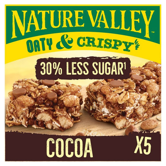 Nature Valley Oaty & Crispy Cocoa Cereal Bars 5 x 23g