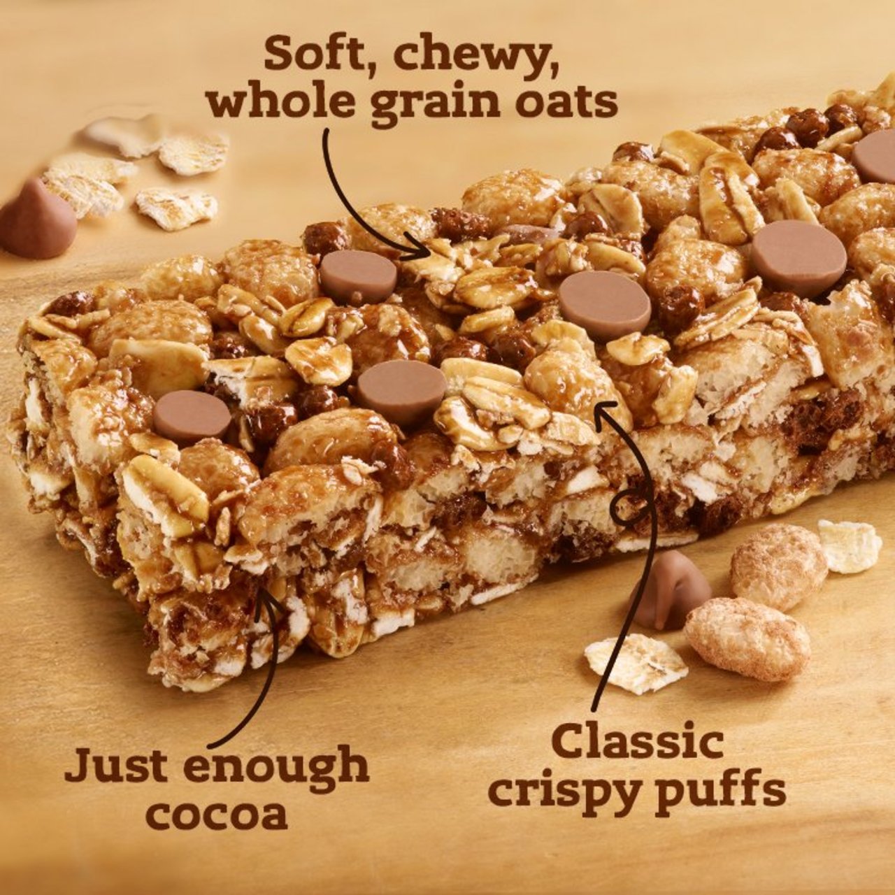 Nature Valley Oaty & Crispy Cocoa Cereal Bars 5 x 23g