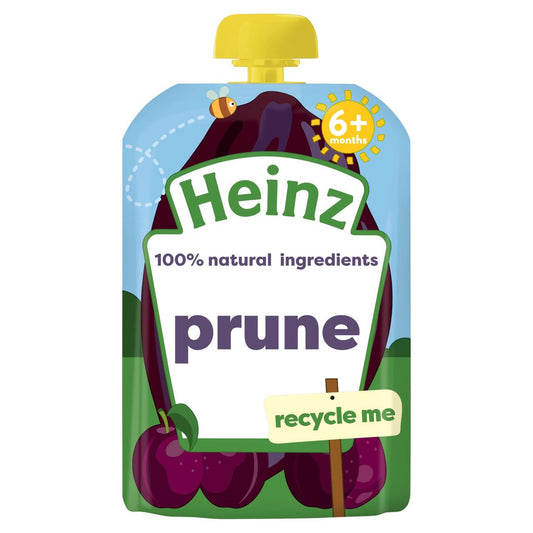 Heinz Prune Baby Food Fruit Pouch 6+ Months 100g