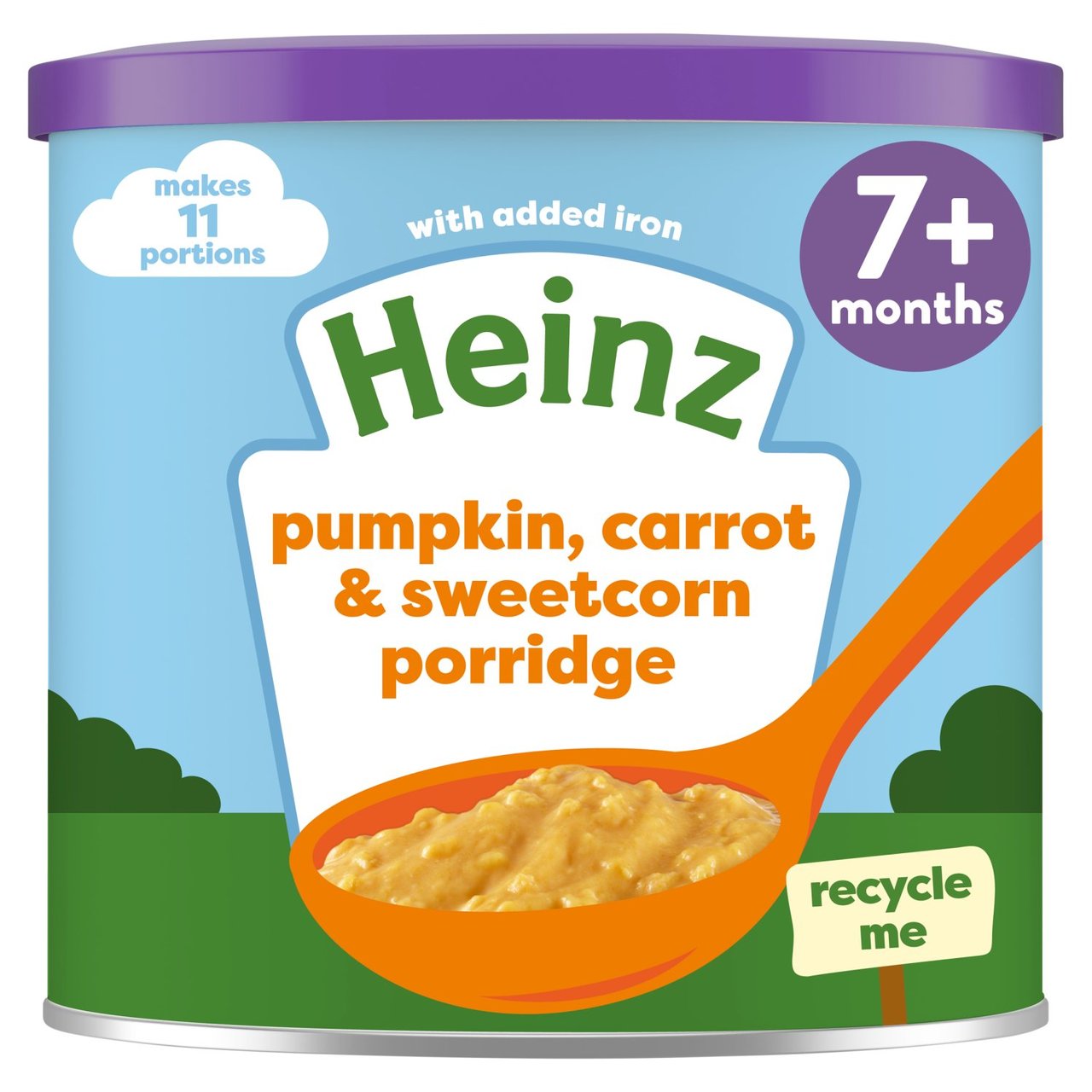 Heinz Multigrain Pumpkin Carrot & Sweetcorn Porridge Baby Food 7+ Months 200g