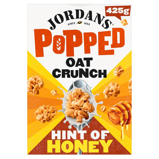 Jordans Popped Oat Crunch Hint of Honey Breakfast Cereal 425g