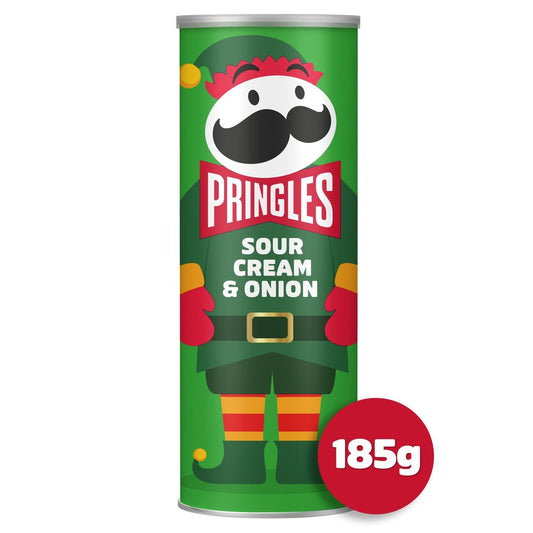 Pringles Sour Cream & Onion Sharing Crisps 185g