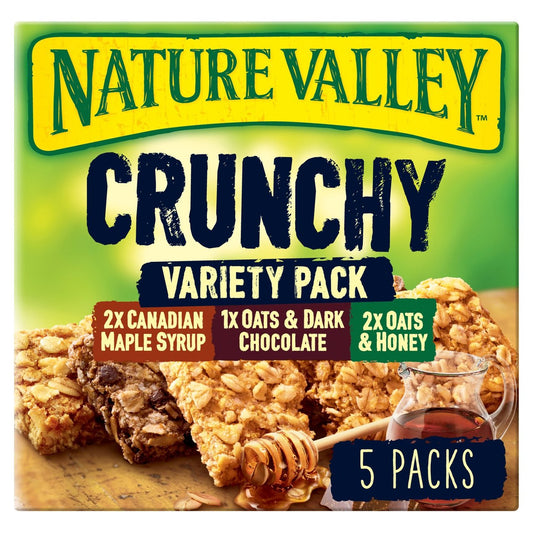 Nature Valley Crunchy Variety Pack Cereal Bars 5 x 42g