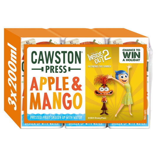 Cawston Press Kids Blend Apple & Mango Juice 3 x 200m