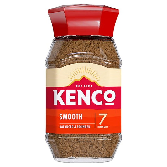Kenco Smooth Balanced & Rounded | Instant Coffee, Intensity 7 Smooth, Rounded Coffee | 119 Cups Per Jar