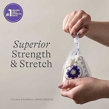 Lansinoh Breastmilk Storage Bags, 50 Count, Baby Essentials