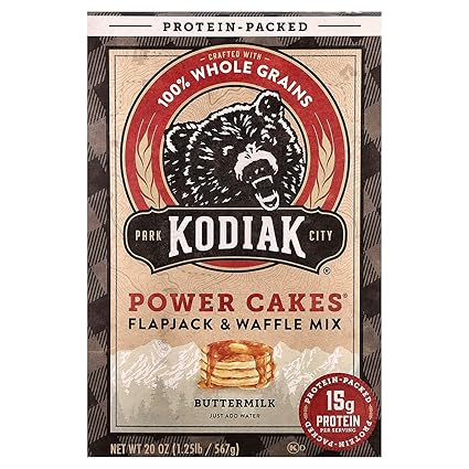 Kodiak, Power Cakes Flapjack and Waffle Mix
