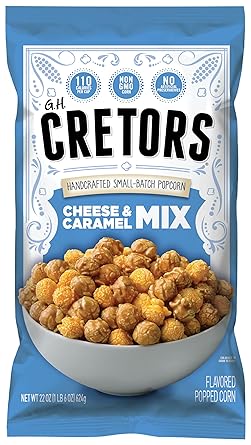 G.H. Cretors, The Mix, Cheese & Caramel Flavor Popcorn 22 Oz