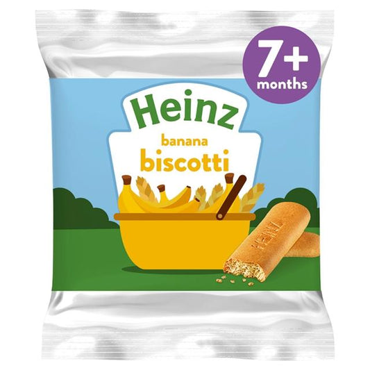 Heinz Banana Biscotti Baby Food Snacks 7+ Months 60g