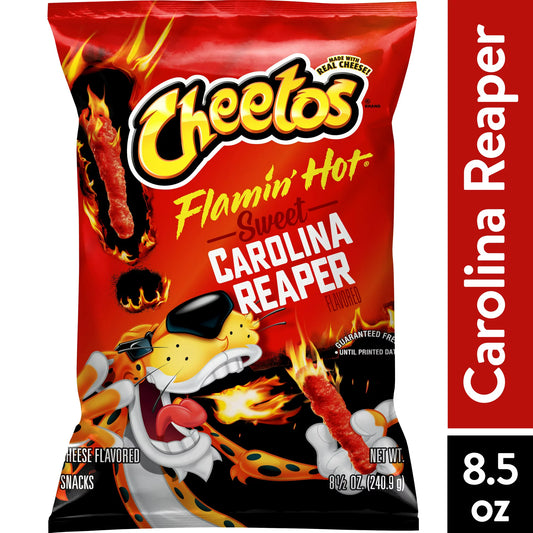 Cheetos, Flamin' Hot Sweet Reaper Cheese Puffs, 8.5 oz