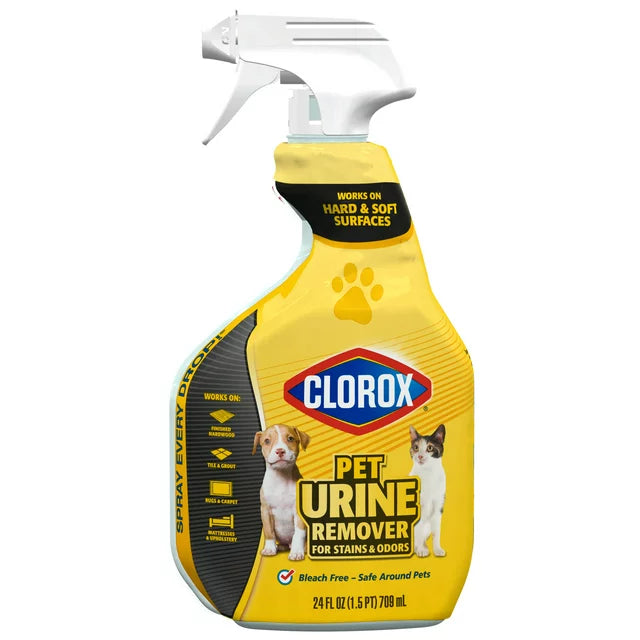 Clorox Pet Carpet Stain Remover for Urine Stains and Odors, 24 fl oz