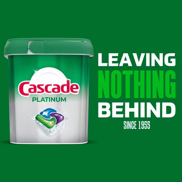 Cascade Platinum Pods Dishwasher Detergent - Fresh - 26ct: Removes Fingerprints, Grease Removal, Multi-Surface