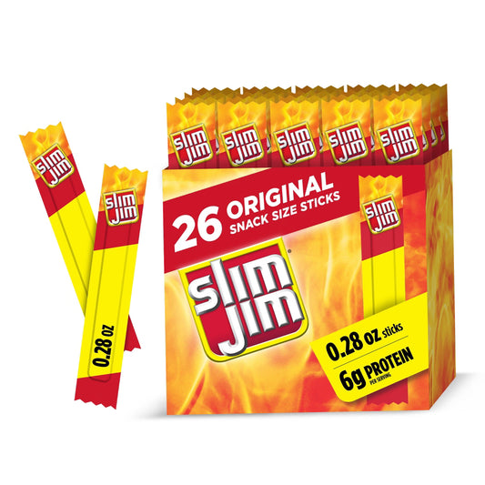 Slim Jim Original Smoked Snack Size Sticks - 7.28oz/26ct