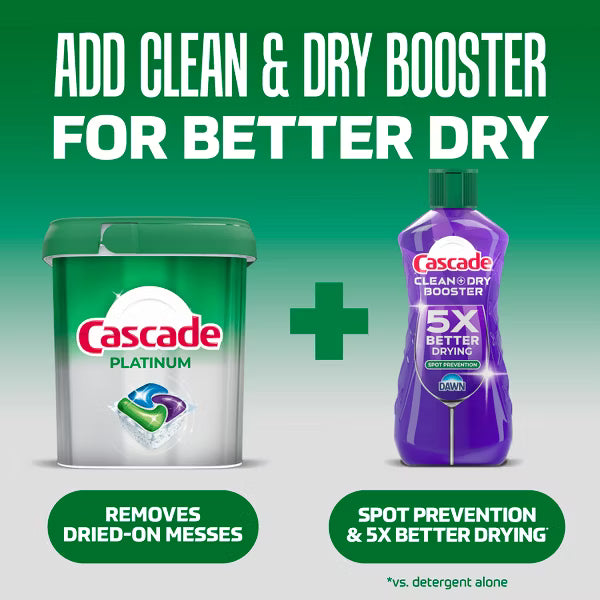 Cascade Platinum Pods Dishwasher Detergent - Fresh - 26ct: Removes Fingerprints, Grease Removal, Multi-Surface