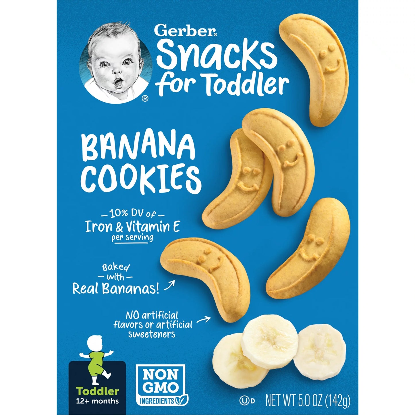 Gerber Cookies, Banana, 5 oz Box