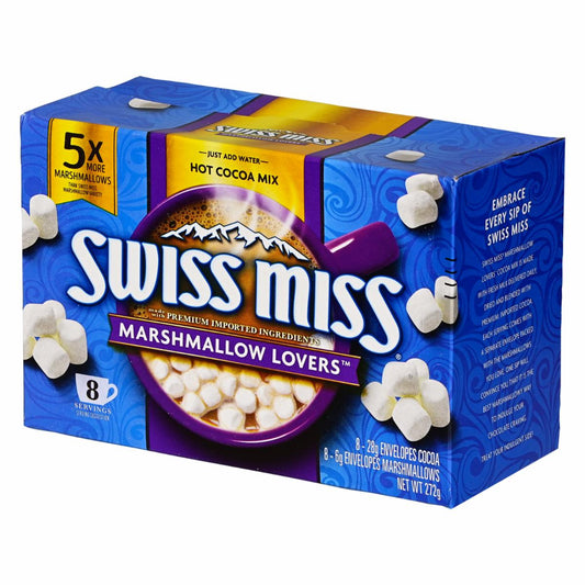 Swiss Miss Marshmallow Lovers, Instant Cocoa & Extra Marshmallows, 1 Pack (1 x 272g)