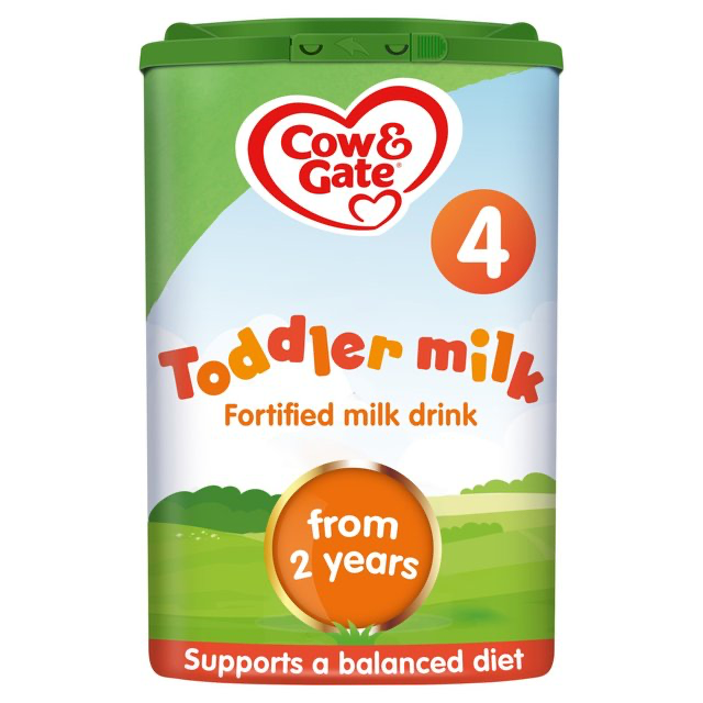 Cow & Gate 4 Baby Toddler Milk Formula 2+ Years 800g