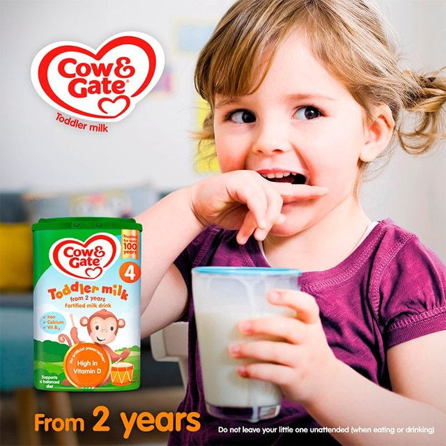 Cow & Gate 4 Baby Toddler Milk Formula 2+ Years 800g