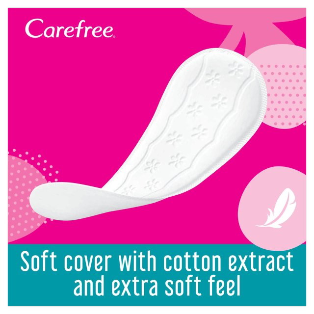 Carefree Cotton Fresh Scented Breathable Pantyliners Single Wrapped