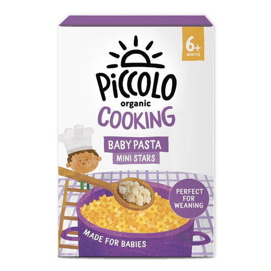 Piccolo Baby Cooking Mini Pasta Stars Organic pasta 6 months+ 300g