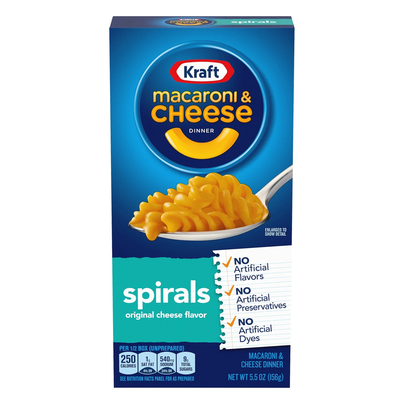 Kraft Spirals Original Mac and Cheese Dinner - 5.5oz