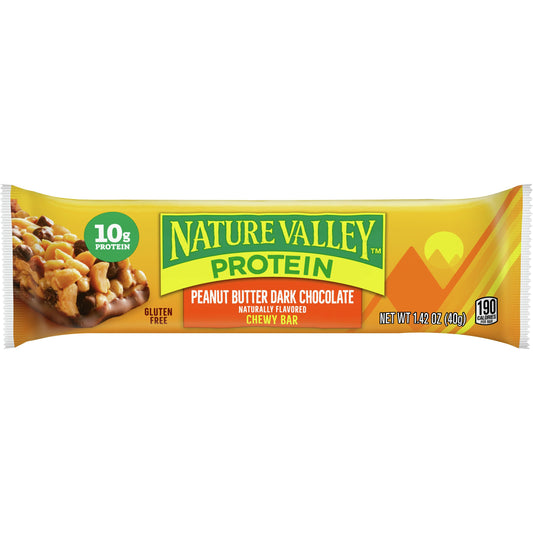 Nature ValleyTM Protein Chewy Granola Bars Peanut Butter Dark Chocolate 1.42 oz