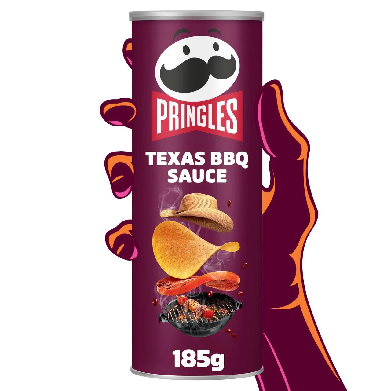 Pringles Texas BBQ Sauce Crisps 185g