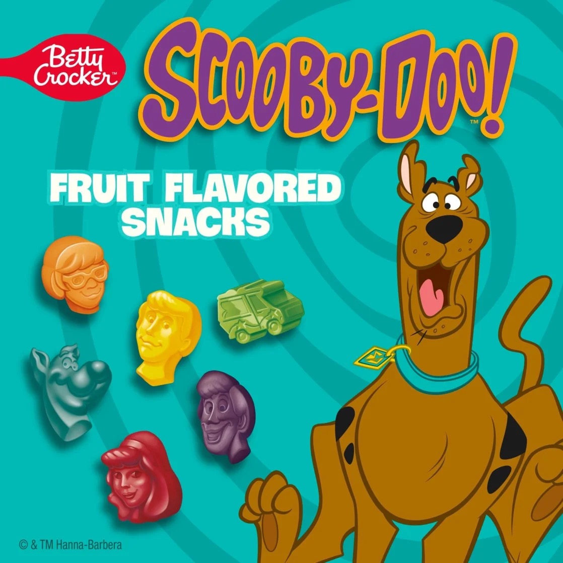 Scooby-Doo Fruit Flavored Snacks, Gluten Free, Kids Snacks, Value Pack, 22 Count, 17.6 oz