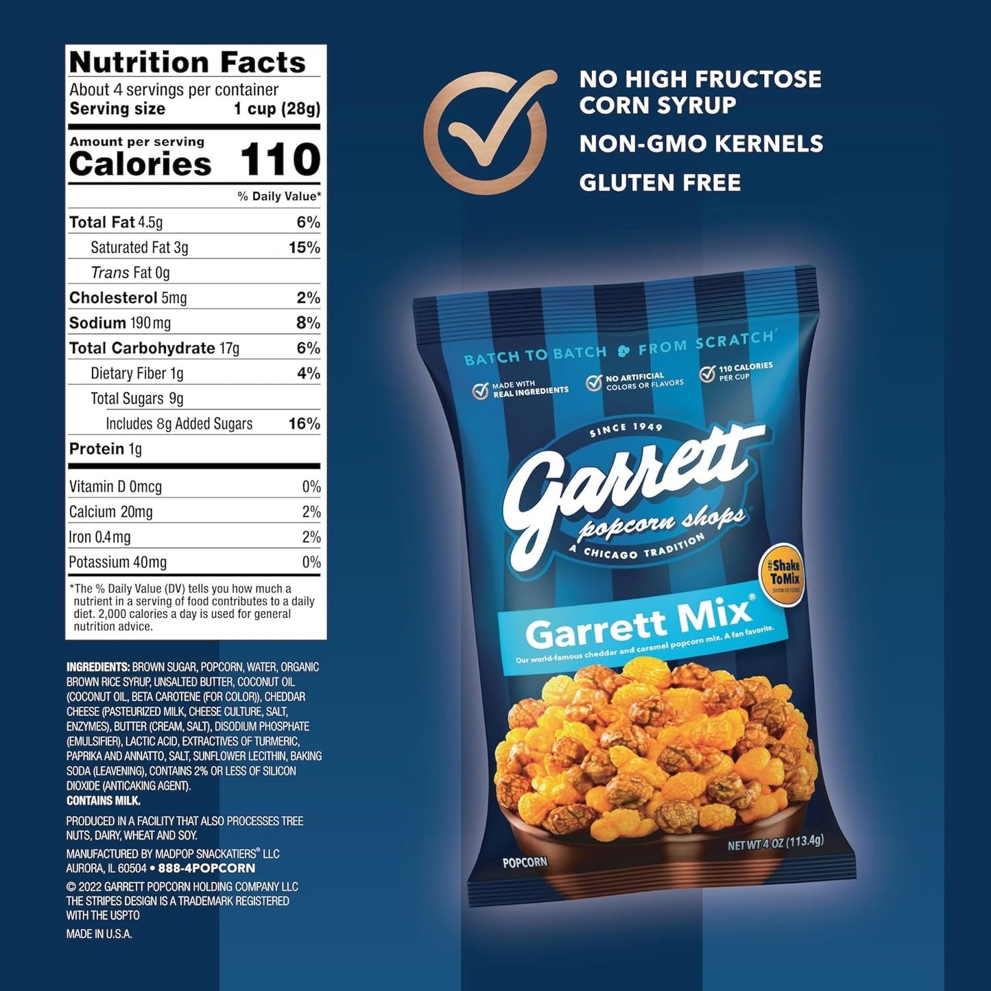 Garrett Popcorn Shops, Garrett Mix, 4 oz